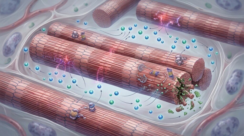 muscle protein synthesis during a calorie deficit