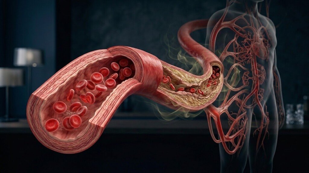 Smoking and Erectile Dysfunction blood vessel damage