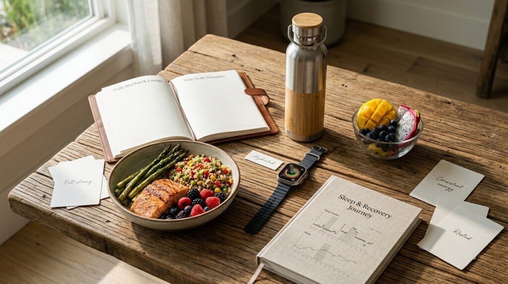 track healthy eating progress beyond calories