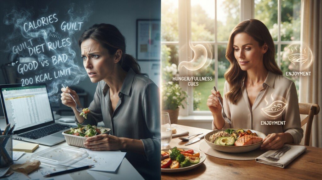 mindful eating for food anxiety awareness