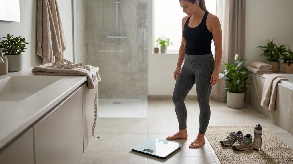 body recomposition scale weight vs body composition progress