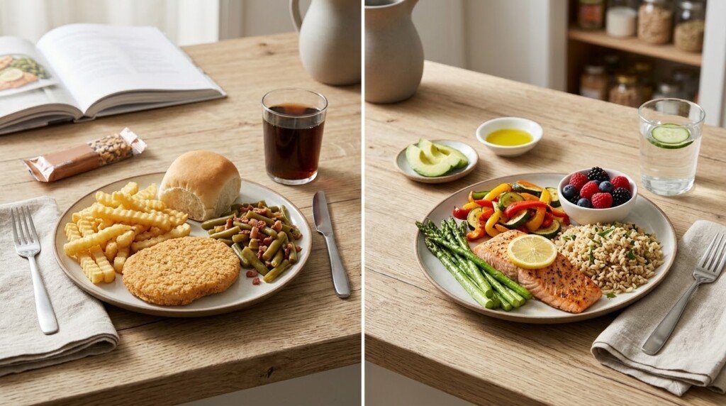 what causes skinny fat and poor diet quality