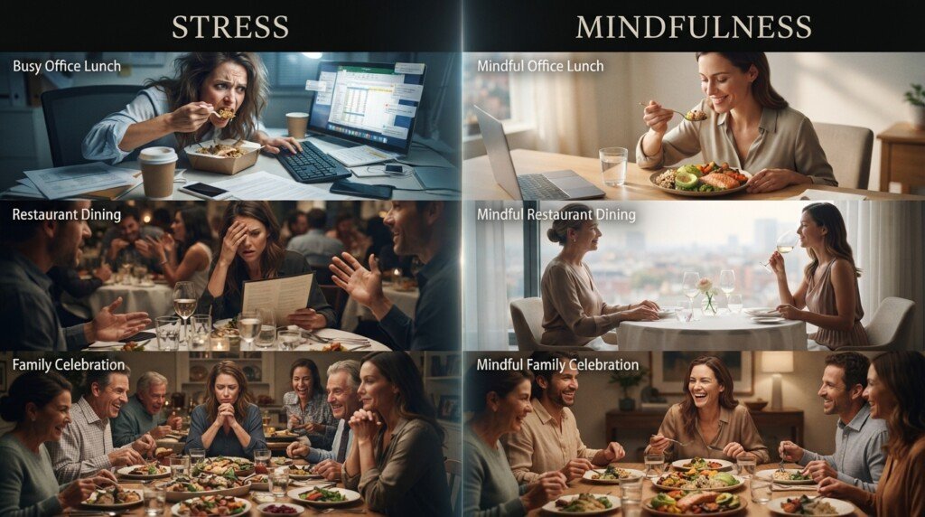 mindful eating for food anxiety stressful meals